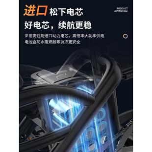 永久折叠电动自行车小型助力超轻代驾锂电池电动车新国标电瓶车女