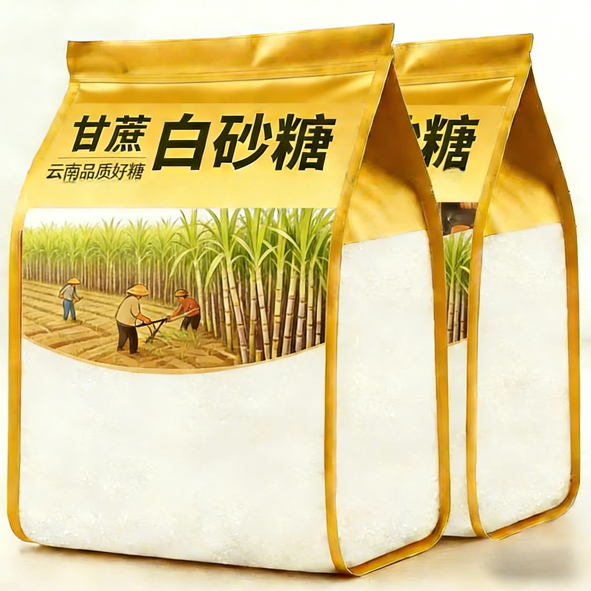 云南一级优质甘蔗白砂糖纯正袋装5斤家用 食用烘培甜品白糖细砂糖,粮油调味/速食/干货/烘焙,白糖/食糖,淘宝优惠券,粉丝福利购,淘宝优惠卷