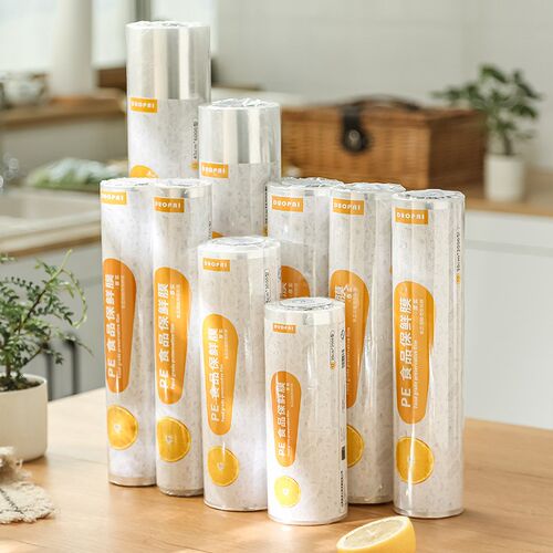 pe食品级保鲜膜大卷家用经济装耐高温厨房微波商用脸部面膜d