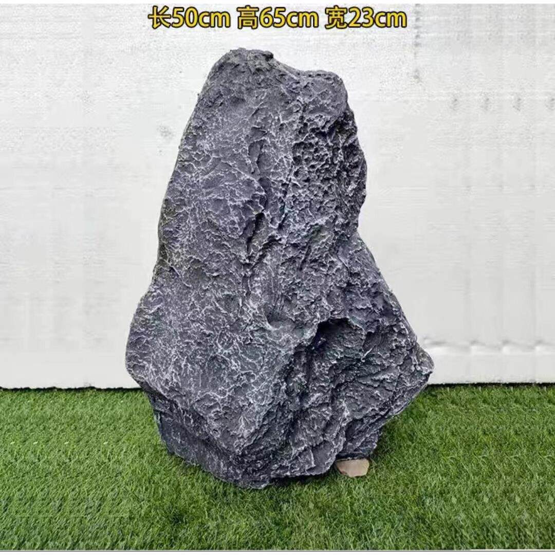 彷真石头假山玻璃纤维装饰假石造景摄影婚庆空心石雕塑舞台演出道