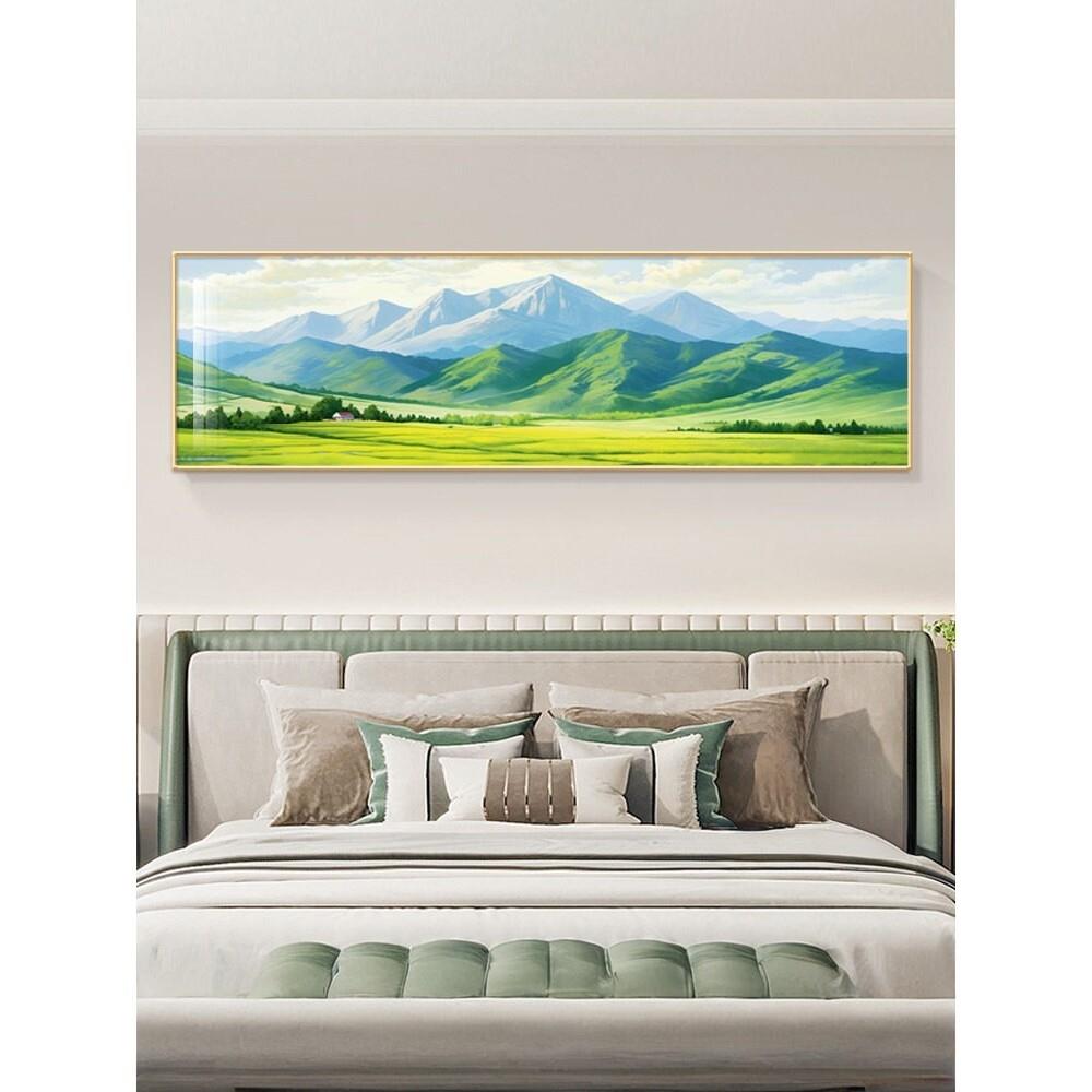 背有靠山客厅挂画北欧沙发背景墙装饰画现代简约卧室床头风景壁画