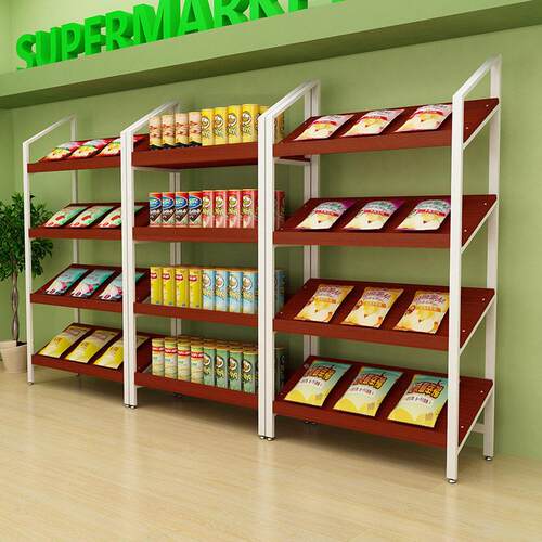 货市架无品牌/置物展架示柜斜面蛋糕果商场礼品鞋店中水岛柜超零