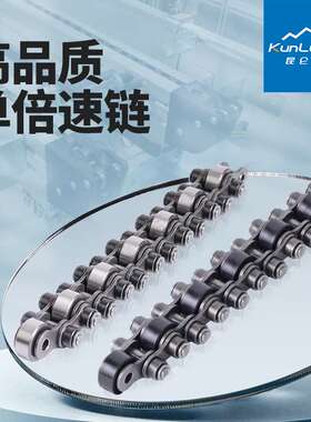 12bs钢单倍速链条现货 12BS-43-P28/C28-48-P28输送线单倍速链条