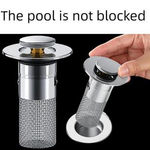 面盆泄漏塞过滤器弹出式核心面盆水池排水除臭剂网面盆通用推式密