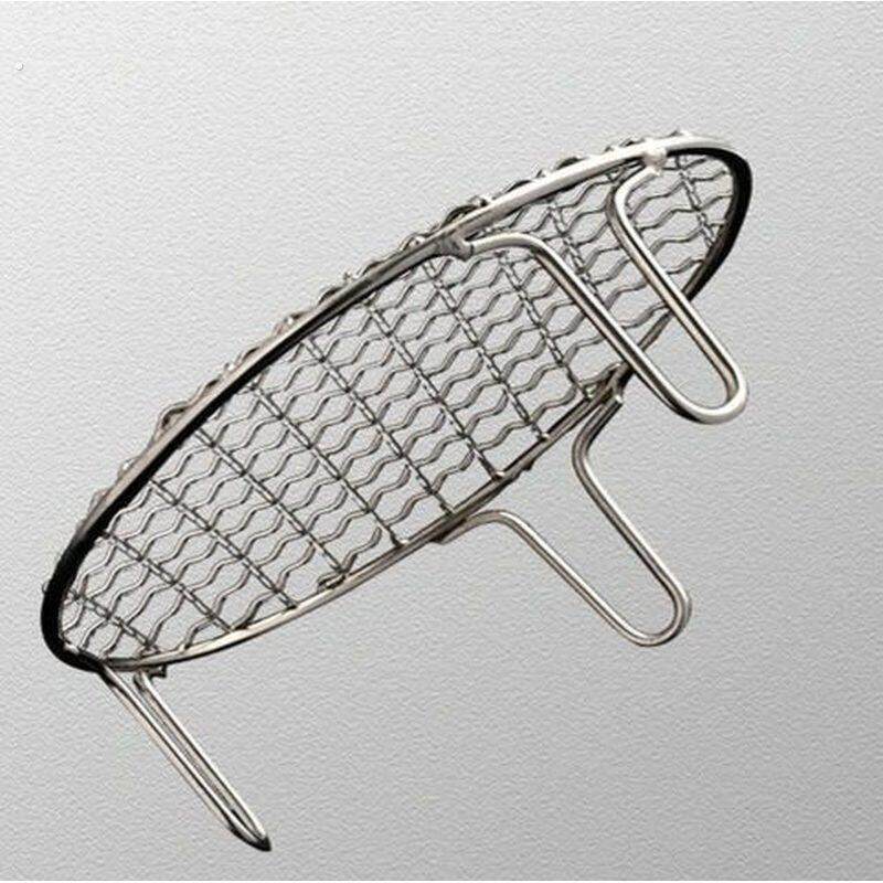 圆形带脚不锈钢烧烤网架子铁网格网粗碳炉茶炉围炉煮茶电陶炉烤架