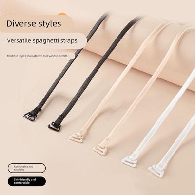 内衣肩带美背交叉文胸无痕防滑一字领带子外露超细肩带隐形加长