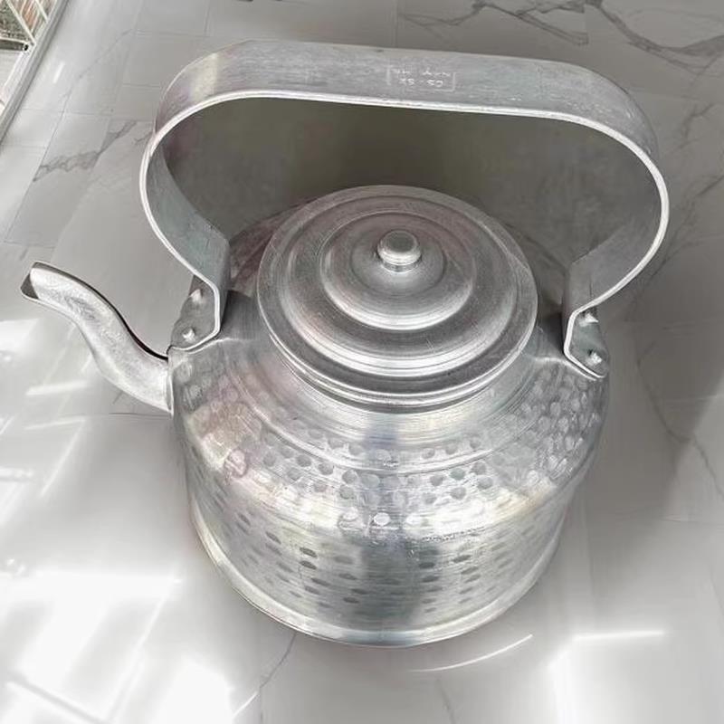 越南特厚铝水壶商用大容量烧水壶老式家用铝手工烧煤炉子燃气水壶