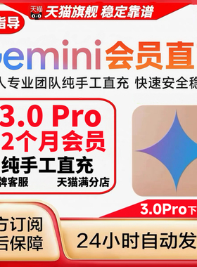 【Gemini3pro ！稳定不降智】Gemini pro 3/2.5 3.0 nano会员代充