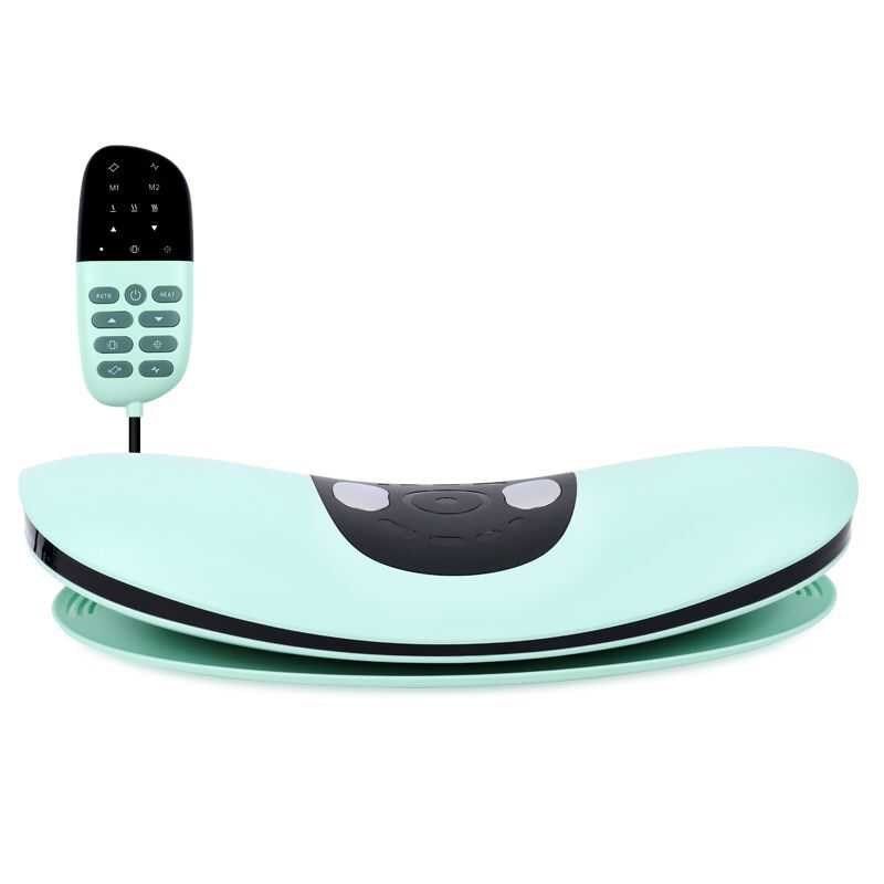 家用充电曲度腰椎热灸按摩器智能牵引振动腰部舒缓器按摩仪