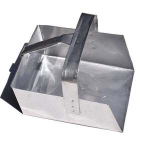 304无磁不锈钢簸箕特大号垃圾铲家用短手柄撮箕撮子加厚畚箕灰斗