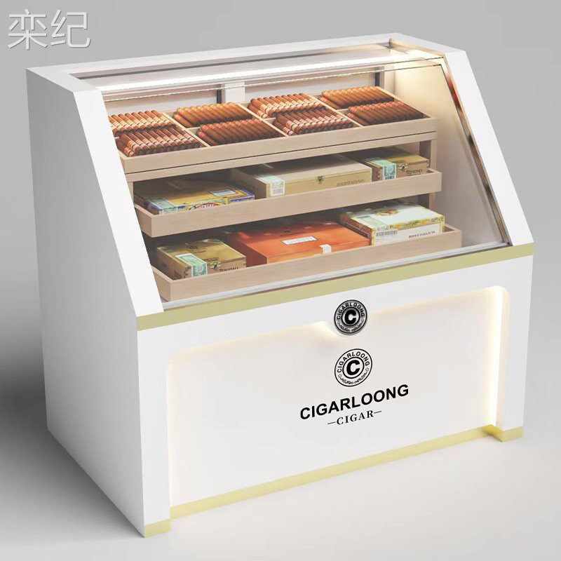 栾纪茄龙雪茄柜恒温恒湿橱窗展示柜雪茄吧烟店展示养茄柜CX-25HW