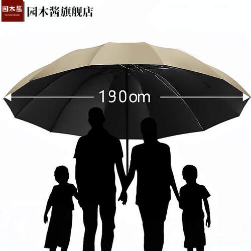超大号35人加厚加固抗风晴雨伞