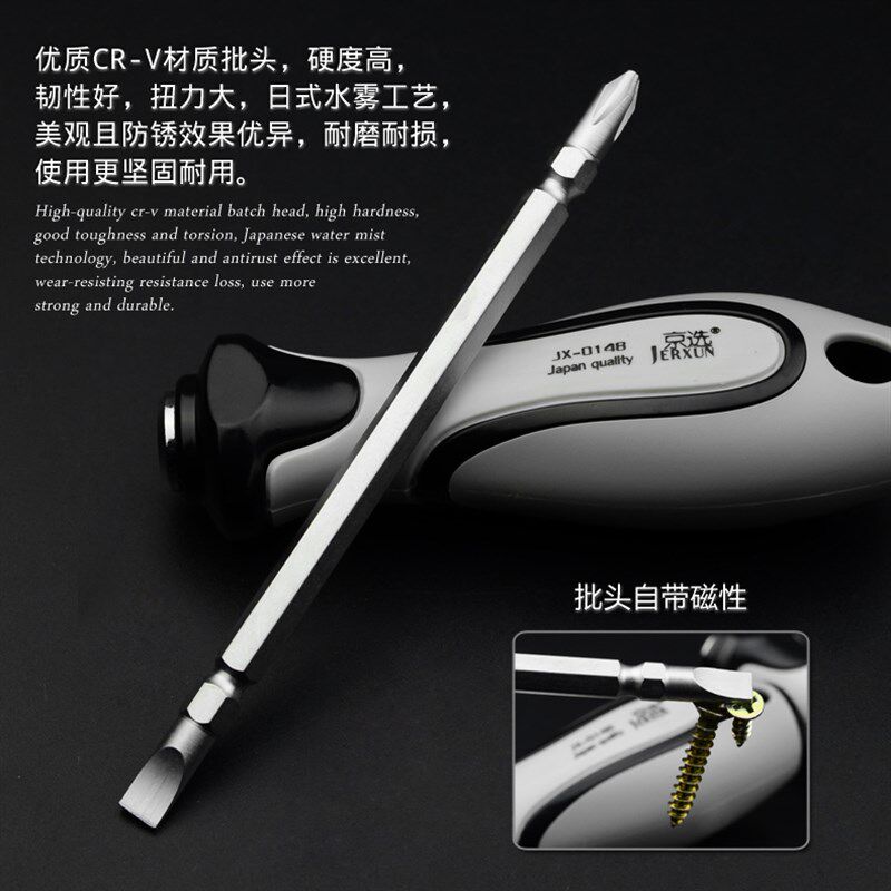 京选两用螺丝刀一字十字多功能套装起子螺丝批头梅花改锥组合工具