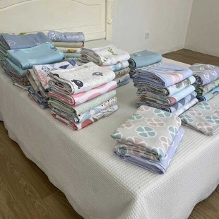 夏季凉感100%竹纤维软凉席床单枕套三件套加厚凉爽不沾身睡单单件