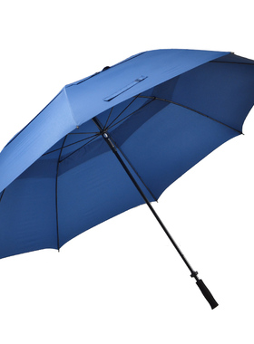 雨伞长柄超大号伞三人加大加厚男女双层特大防风伞暴雨黑色定制伞