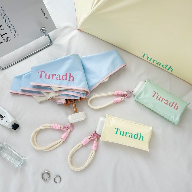 超扁口袋晴雨伞奶呼呼的异色彩胶小巧便携女生防晒防紫外线遮阳伞,居家日用,伞,淘宝优惠券,粉丝福利购,淘宝优惠卷