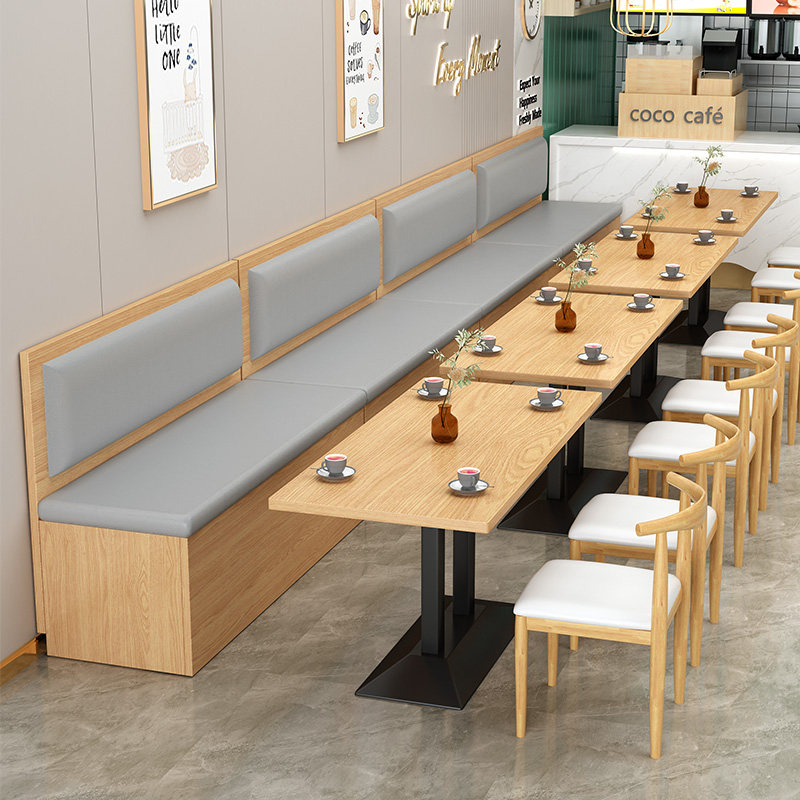 卡座沙发定制家用小户型靠墙沙发椅实木奶茶店商用软包转角储物柜,商业/办公家具,卡座,淘宝优惠券,粉丝福利购,淘宝优惠卷