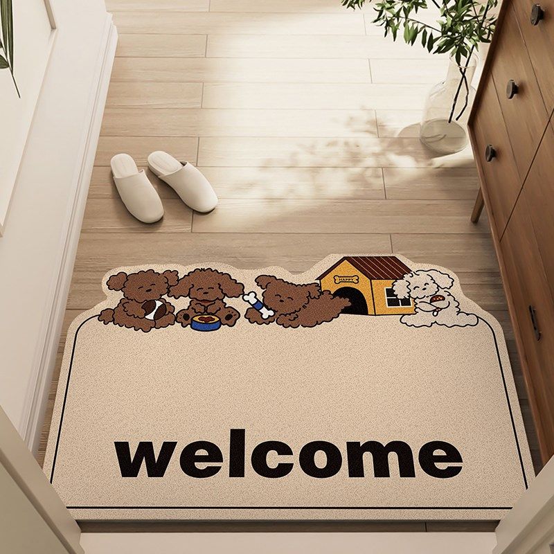 入户地垫耐脏免洗可裁剪丝圈门垫卡通家用大门口入门玄关地毯垫,居家布艺,入户地垫,淘宝优惠券,粉丝福利购,淘宝优惠卷
