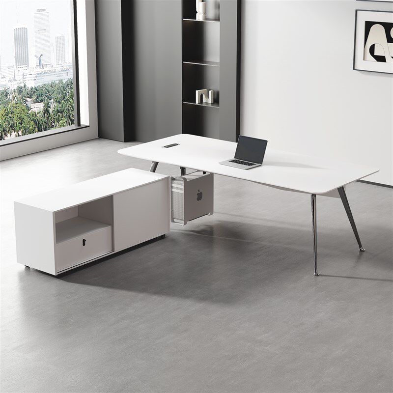 小空间老板桌小型办公室全套家俱女士轻奢高级感2025新款高端年轻