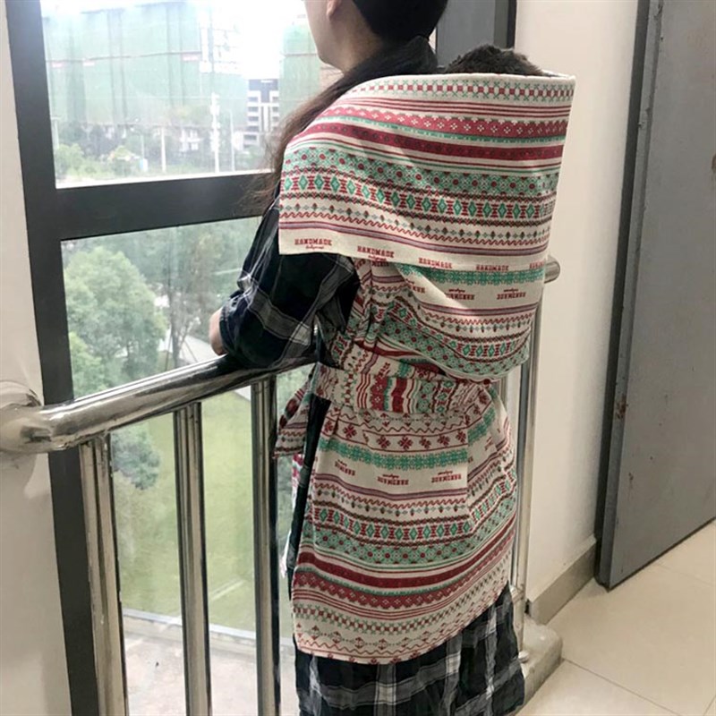 四川传统老式婴儿背带前后两用背巾四季绑带背被背条背群外出简易