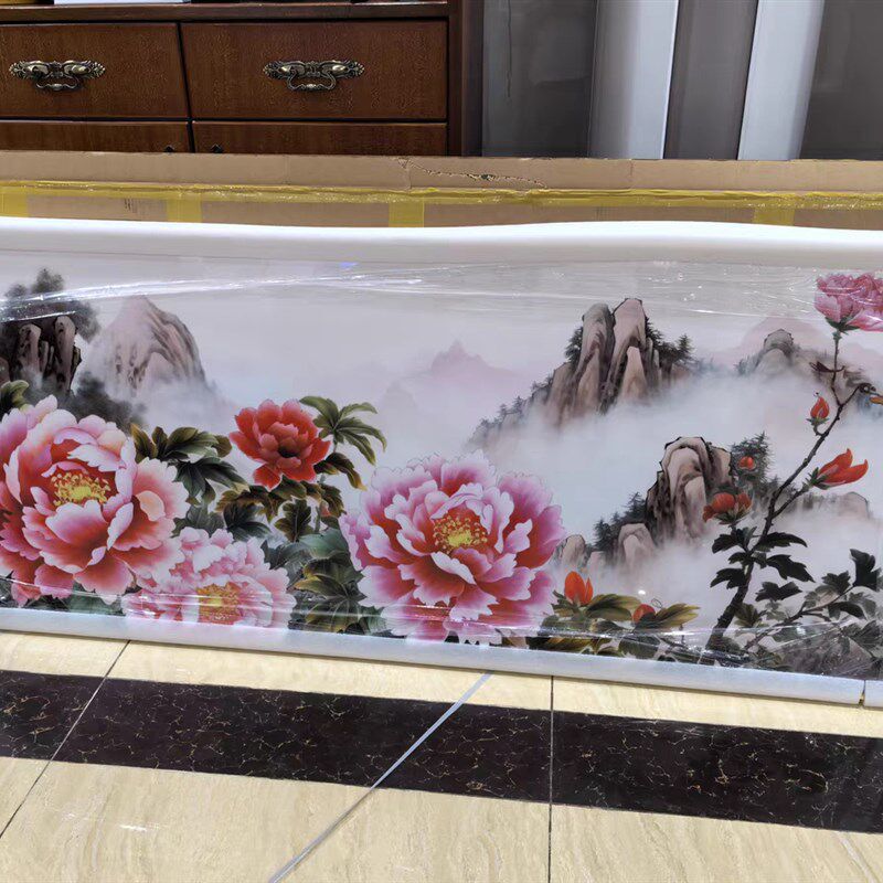 2024新款钻石画牡丹花开富贵客厅书房办公室会议室满钻粘贴十字绣