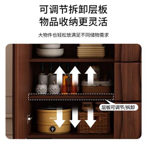 现代简约客厅实木收纳柜大容量抽屉柜卧室储物柜抽屉式多层收纳柜