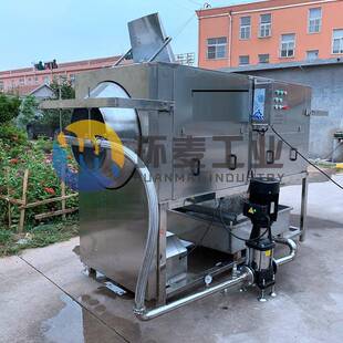 翻滚冲洗核桃仁去皮机风味核桃仁去皮设备环麦去皮G效多产