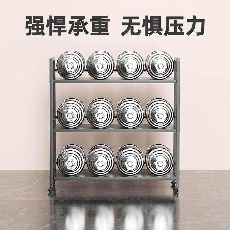 厨房置物架落地多层微波炉架子家用货架锅架蔬菜篮推车收纳储物架