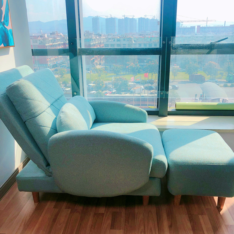 懒人沙发单人阳台休闲折叠躺椅卧室靠背椅子小户型客厅小型沙发椅图片