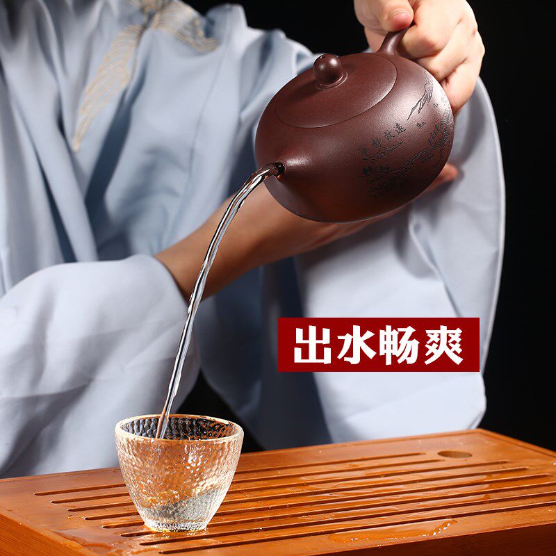 西施壶宜兴紫砂壶名家纯全手工泡茶壶套装家用单人茶具1纯手工