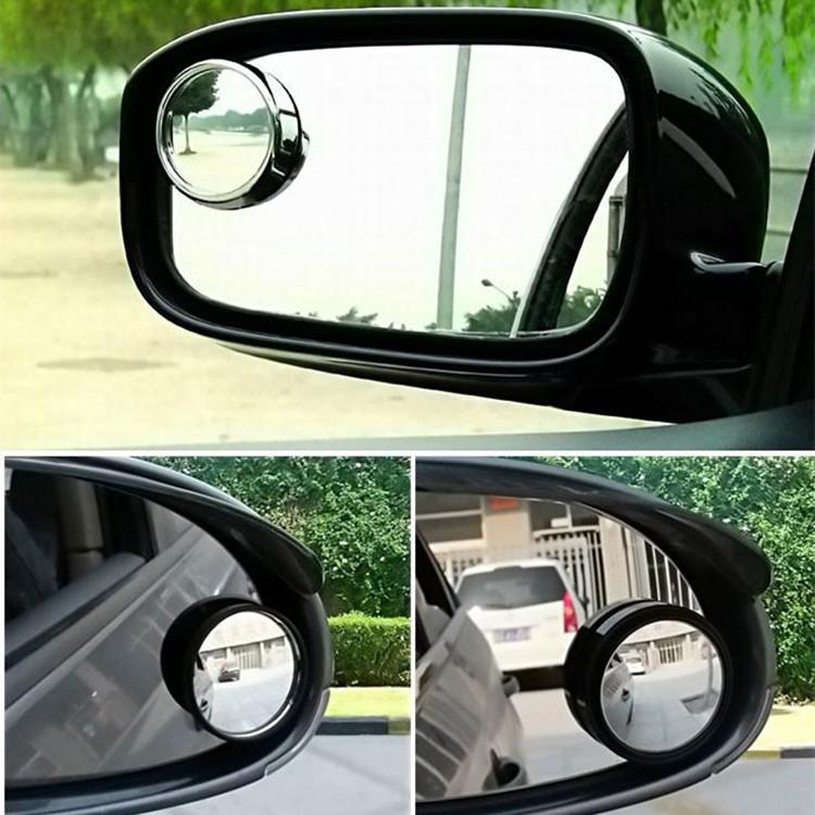 3R-012黑色汽车后视镜倒车辅助小圆镜镜面斜面小圆镜47-1C1243