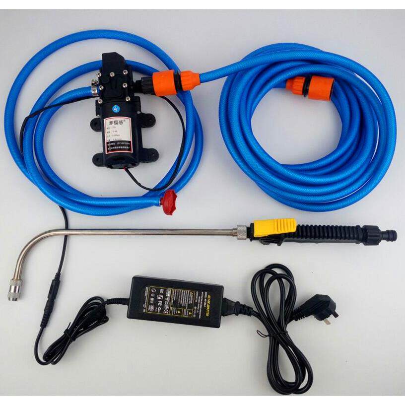 空调清洗机220V-12V高压洗车器灌溉清洗机微水洗车机水泵自吸