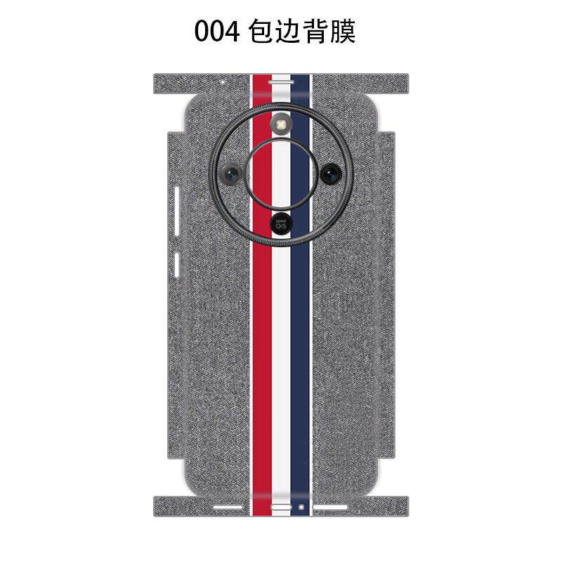适用荣耀x70手机背膜x70连身全包边磨砂彩贴x60pro一体侧边框防刮贴膜x50/x50GT炫彩定制全包边3M不留胶软膜