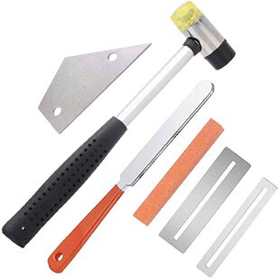 吉他维修工具套装 吉他品丝锤 琴颈找平尺 品丝锤打磨锉刀套装