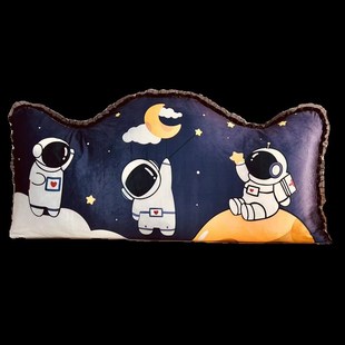 床头改造神器靠垫儿童公主床头软包公主风防撞软垫床靠背软垫粉色