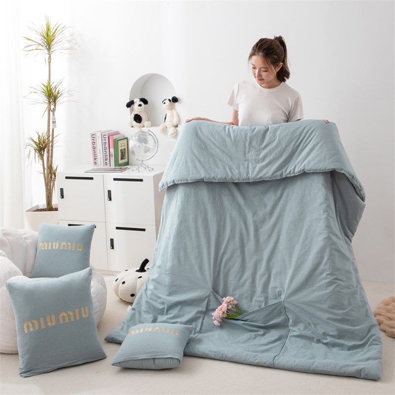 全棉!抱枕被子两用午睡汽车毯子二合一车用办公室靠背枕头空调被,居家布艺,抱枕被,淘宝优惠券,粉丝福利购,淘宝优惠卷