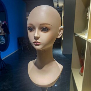假发头模道具帽子架假人头饰品陈列展示架项链架人太模特头可插针