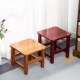 红椿木实木方凳家用矮板凳创意小板凳方凳实木换鞋 凳客厅餐桌凳