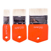 蒙玛特平峰短柄尼龙画刷水粉油画丙烯颜料刷子儿童绘画工具