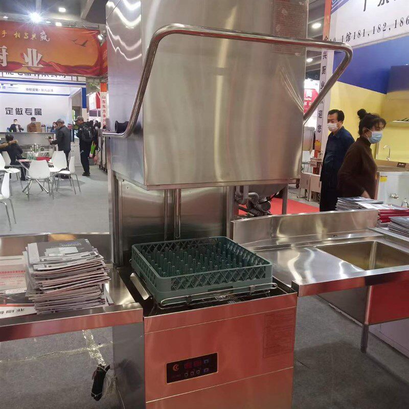 揭盖式洗碗机酒店食堂厨房餐厅专用大型全自动洗杯机