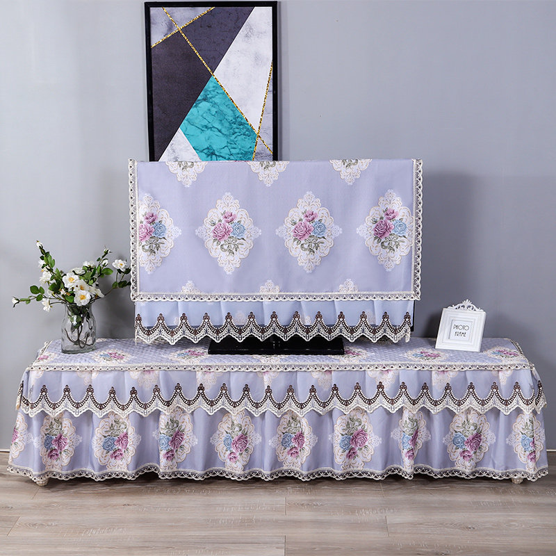 桌布布艺长方形电视桌罩电视机柜盖巾加厚防滑欧式茶几多用防尘罩