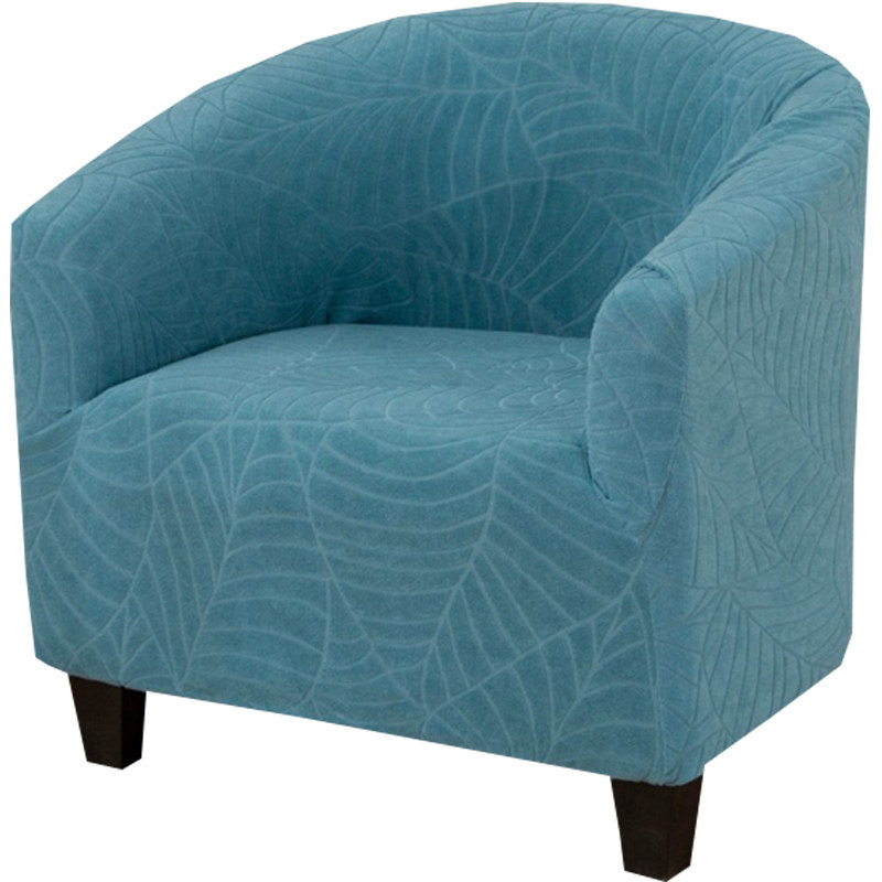 防水半圆形单人沙发套罩笠全包万能套盖布垫儿童网吧美甲小座椅套