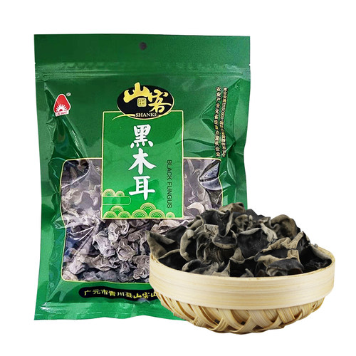 山客黑木耳100g干菌子干木耳