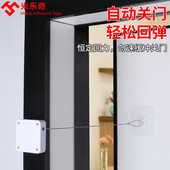 免打孔家用铁门缓冲闭门器简易自动关门神器拉绳闭合推拉木门弹簧