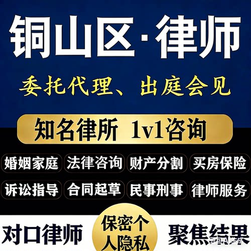 徐州律师法律咨询婚姻家庭民事刑事代理出庭会见铜山区律师仲裁
