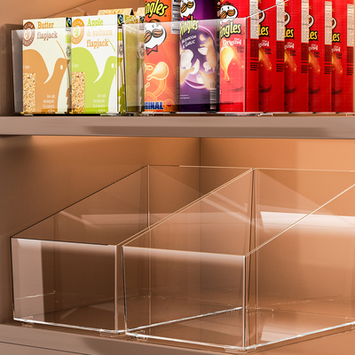 透明橱柜零食收纳盒加厚无异味