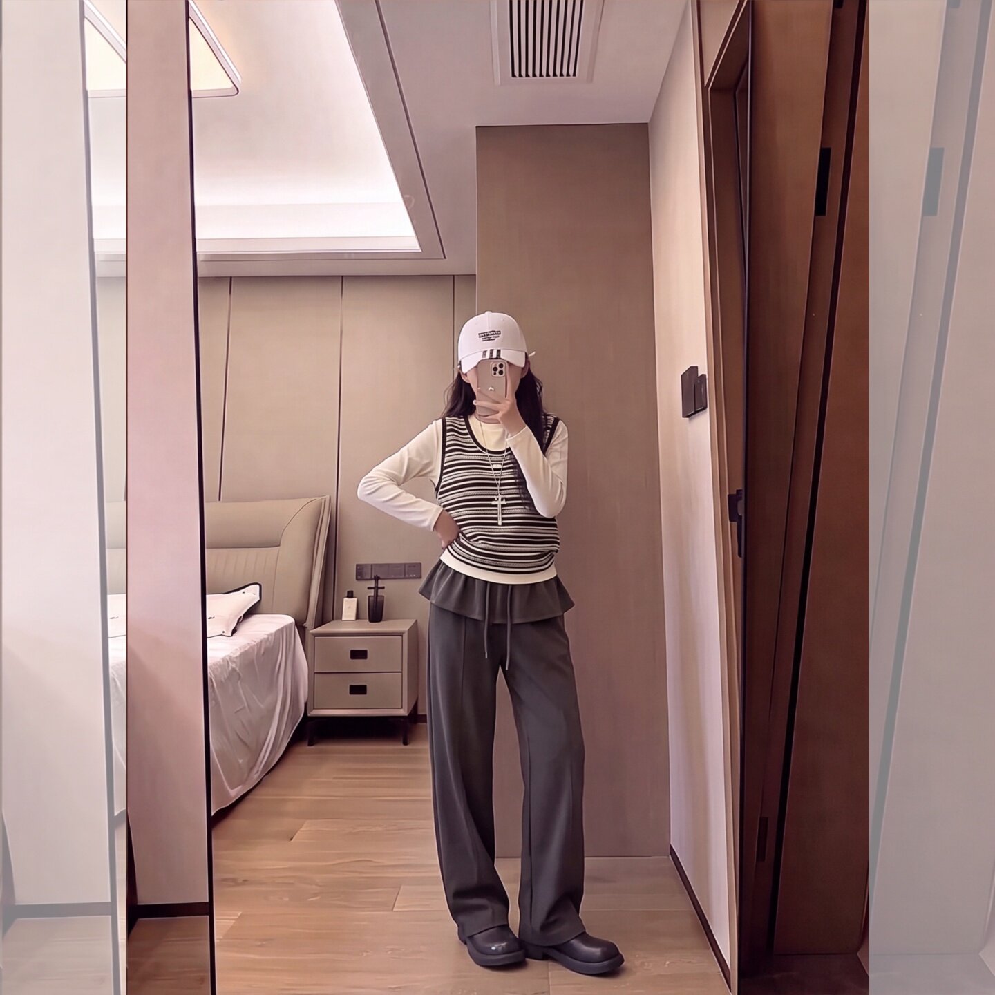 女童秋装套装三件套2026新款儿童