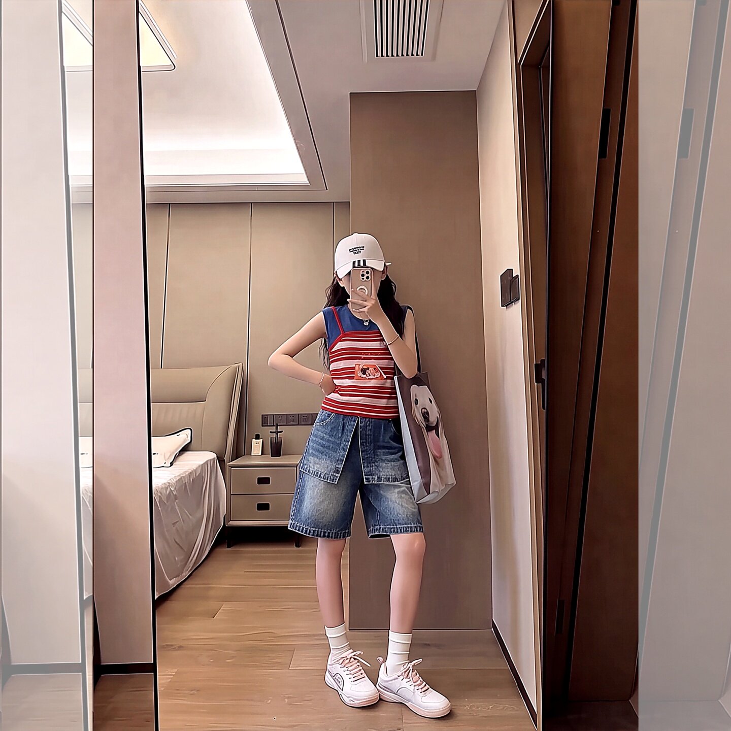 女童2026新款夏套装儿童韩版条纹