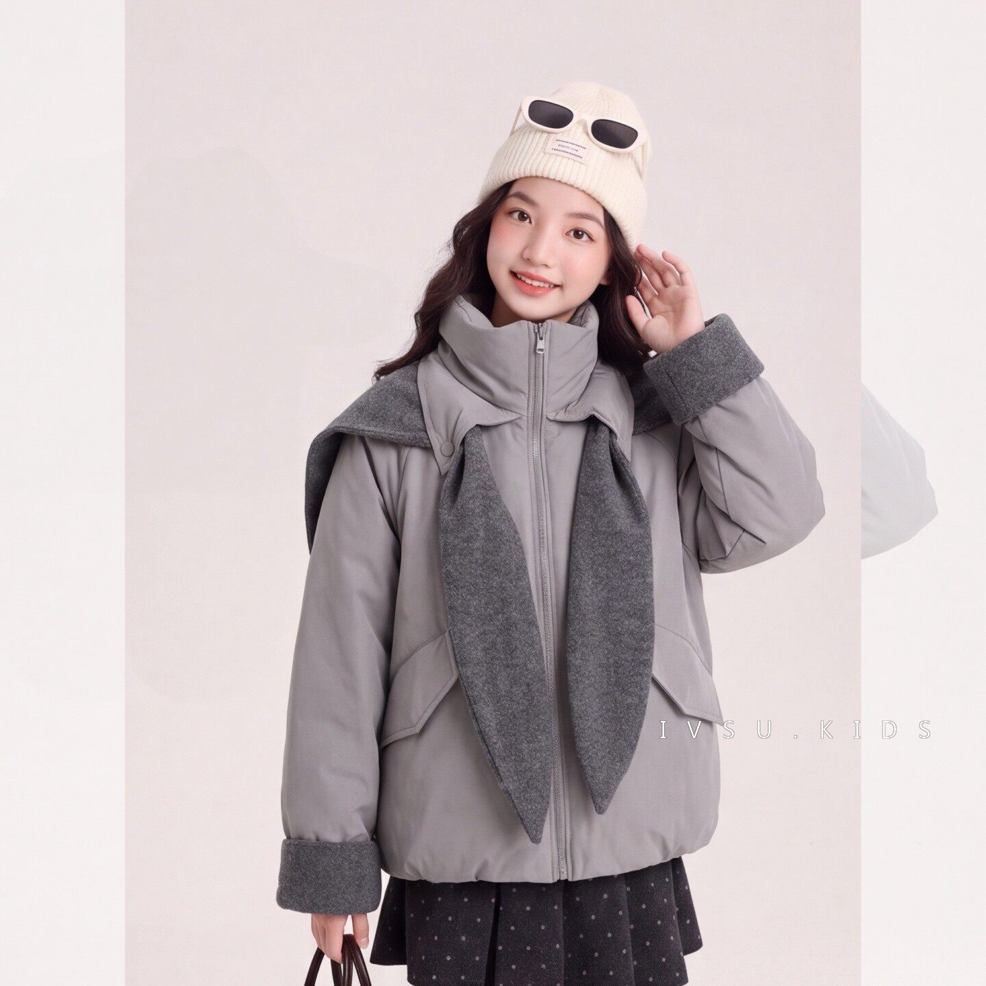 女童冬装棉服2026新款女孩超好看