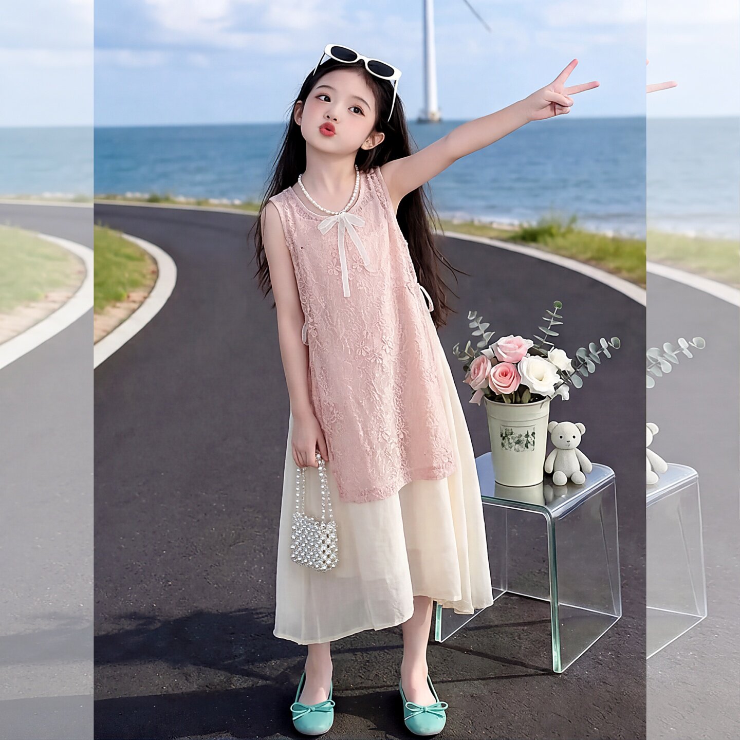 女童夏装裙子套装2026新款高级感